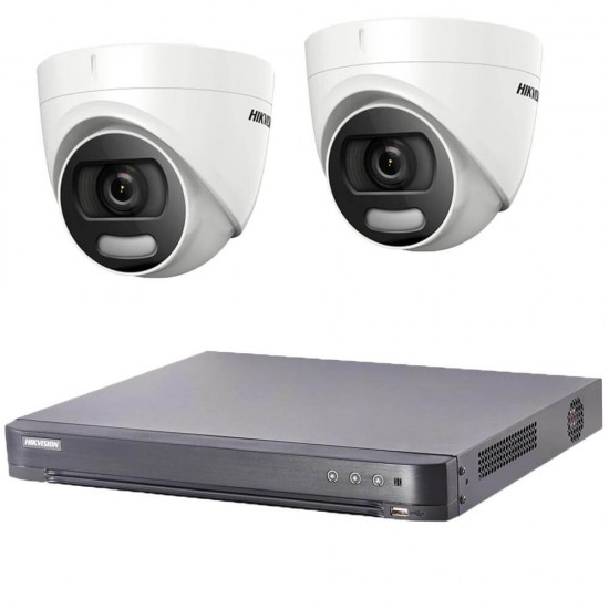 Hikvision 2 camera cctv kit sales